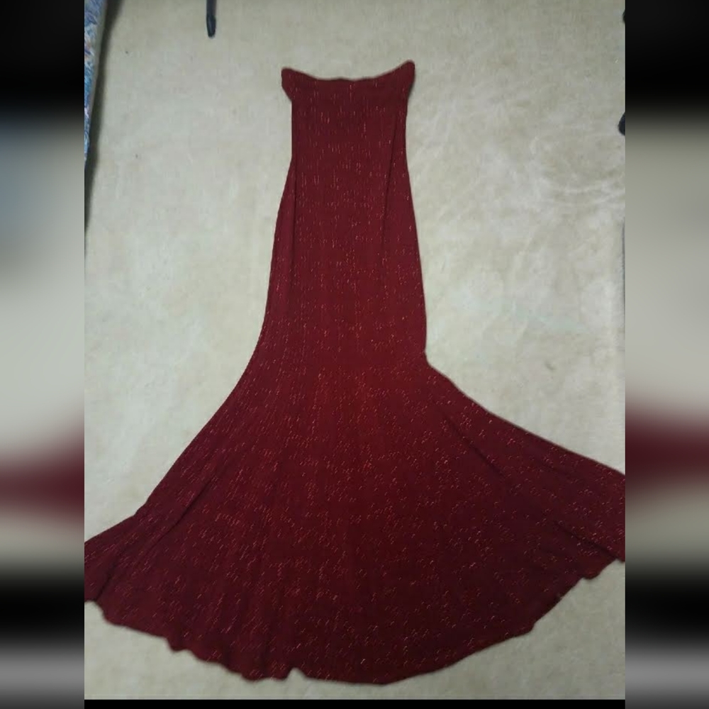 Vintage Jessica McClintock mermaid gown